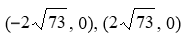 <strong>For all the hyperbolas in these questions the center of the hyperbola is (0, 0) . Use the equation of a hyperbola to answer the questions. Do not round irrational coordinates. -Identify the foci.</strong> A) B) C) D) E) None of these