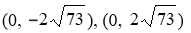 <strong>For all the hyperbolas in these questions the center of the hyperbola is (0, 0) . Use the equation of a hyperbola to answer the questions. Do not round irrational coordinates. -Identify the foci.</strong> A) B) C) D) E) None of these