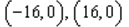 <strong>For all the hyperbolas in these questions the center of the hyperbola is (0, 0) . Use the equation of a hyperbola to answer the questions. Do not round irrational coordinates. -Identify the foci.</strong> A) B) C) D) E) None of these