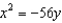 Use the parabola to answer the questions. -Write the equation of the directrix.