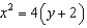 <strong>Write the equation of the parabola with the given vertex, point on the parabola, and axis of symmetry. -Vertex ; point ; </strong> A) B) C) D) E) None of these