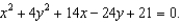 Use the equation -Rewrite the equation of the ellipse in standard form.