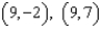 <strong>The lower left vertex of a square is the point (3, -2) . The upper left vertex of the square is the point (3, 7) . Find the other two vertices of this square.</strong> A) B) C) D) E) None of these