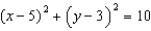 <strong>Rewrite the equation of the circle in standard form.</strong> A) B) C) D) E) None of these