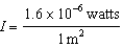 <strong>The loudness of normal conversation is 62 decibels. Find the intensity of sound in watts per square meter. Round the mantissa to the nearest tenth.</strong> A) B) C) D) E) none of these