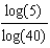 <strong>Use the change of base formula to rewrite .</strong> A) B) C) D) E) None of these