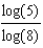 <strong>Use the change of base formula to rewrite .</strong> A) B) C) D) E) None of these