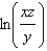 <strong>Rewrite the expression as a single logarithm and simplify. - </strong> A) B) C) D) E) None of these