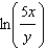 <strong>Rewrite the expression as a single logarithm. - </strong> A) B) C) D) E) None of these