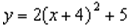<strong>Change the function so that the graph that represents the function is shifted: -7 units left and 3 units up</strong> A) B) C) D) E) None of these