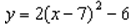 <strong>Change the function so that the graph that represents the function is shifted: -4 units right and 14 units down</strong> A) B) C) D) E) None of these