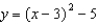 <strong>The value of the leading coefficient, a, is 1. Write the equation of the quadratic function with the vertex </strong> A) B) C) D) E) None of these
