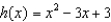 For the following functions use completing the square to rewrite the function in vertex form. -