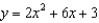 For the following functions use completing the square to rewrite the function in vertex form. -