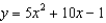 Use the values of a, b, and c to identify the vertex. - 