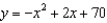 Use the values of a, b, and c to identify the vertex. - 