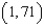 <strong>Use the values of a, b, and c to identify the vertex. - </strong> A) B) C) D) E) None of these