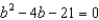 Solve the following equations using the quadratic formula. -