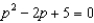 Solve the following equations using the quadratic formula. -