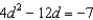 Solve the following equations by completing the square. - 