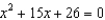 Solve the following equations. - 