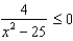 <strong>Use the rational inequality . -Find any real boundary values.</strong> A) B) C) D) E) none of these