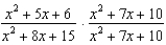 Perform the indicated operations and simplify. - 