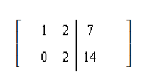 <strong>Use row operations to change the first entry in the second row to 0. Rewrite the matrix. </strong> A) B) C) D) E) none of these