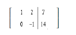<strong>Use row operations to change the first entry in the second row to 0. Rewrite the matrix. </strong> A) B) C) D) E) none of these
