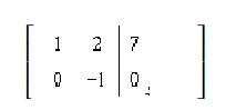 <strong>Use row operations to change the first entry in the second row to 0. Rewrite the matrix. </strong> A) B) C) D) E) none of these