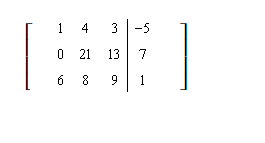 <strong>Use row operations to change the first entry in the second row to 0. Rewrite the matrix </strong> A) B) C) D) E) none of these