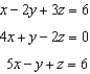 <strong>Solve the system of equations using elimination, if possible, and express the solution as an ordered triple. - </strong> A) B) C) D) infinitely many solutions E) no solution