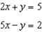 <strong>Use elimination to solve the system of equations. - </strong> A) {1 ,3} B) {-1 ,3} C) {8 ,3} D) infinitely many solutions E) no solution