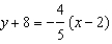 Change the function So that its graph is shifted horizontally left 3 units and vertically down 8 units.