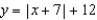 Change the function So that its graph is shifted horizontally right 4 units and vertically down 6 units.