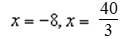 <strong>Solve the absolute value equations. Be sure to check your solutions. - </strong> A) B) C) D) E) no solution