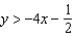 <strong>Graph the inequality: </strong> A) B) C) D)