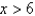 <strong>Write an inequality that represents the graph: </strong> A) B) C) D)