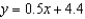 <strong>Write the equation in slope-intercept form of the line with the given slope and passing through the given point: slope = 0.5 ; point (3, 2, 8)</strong> A) B) C) D)