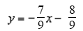 <strong>Rewrite in slope-intercept form: </strong> A) B) C) D)