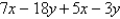 Simplify.  