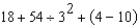 Evaluate:  