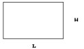 The area of the rectangle shown is given by the polynomial 5 \mathrm{~W}^{2}+4 \mathrm{~W} , where \mathrm{W} represents the width. Express the length of the rectangle in terms of W.