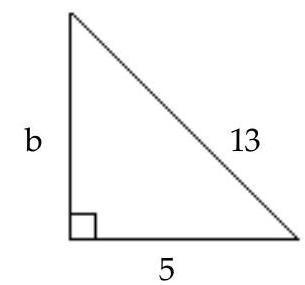 Find the unknown length in the right triangle. Simplify the answer if necessary. -