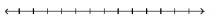  Use a number line to answer to the statement.    - -6 \geq 15   
