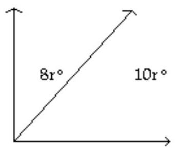 Solve the problem. -Find the measures of the complementary angles.