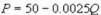 <strong>Kate's Great Crete (KGC) is a local monopolist of ready-mix concrete. Its annual demand function is   , where P is the price, in dollars, of a cubic yard of concrete and Q is the number of cubic yards sold per year. What is KGC's inverse demand function?</strong> A)   B)   C)   D)   <div style=padding-top: 35px> 
