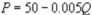 <strong>Kate's Great Crete (KGC) is a local monopolist of ready-mix concrete. Its annual demand function is   , where P is the price, in dollars, of a cubic yard of concrete and Q is the number of cubic yards sold per year. What is KGC's inverse demand function?</strong> A)   B)   C)   D)   <div style=padding-top: 35px> 