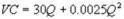 <strong>Suppose Kate's Great Crete (KGC) has annual variable costs of   and marginal costs of   , where Q is the number of cubic yards of concrete it produces per year. In addition, it has an avoidable fixed cost of $50,000 per year. KGC's demand function is ?   . What is KGC's average cost function?</strong> A)   B)   C)   D)   <div style=padding-top: 35px> 
