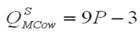 <strong>Milky Moo and Mega Cow are the only sellers of milk. Milky Moo's supply function is at prices above $0.50 and zero at prices below $0.50. Mega Cow's supply function is at prices above $0.33 and zero at prices below $0.33. At a price of $2.00</strong> A) The market supply of milk is 33 units B) The market supply of milk is 15 units C) The market supply of milk is 18 units D) The market supply of milk is 42 units